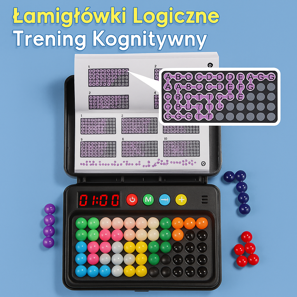 500-poziomowa gra logiczna IQ Puzzle