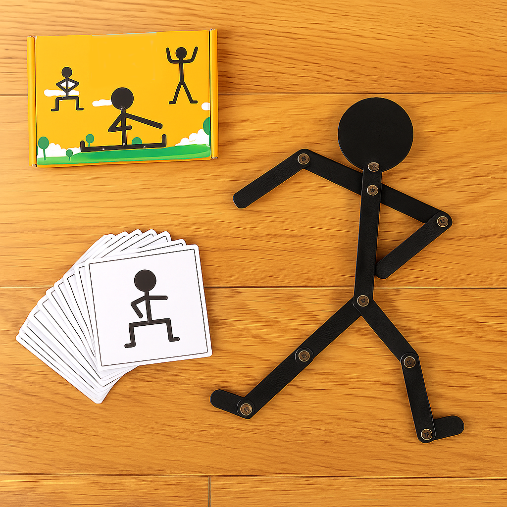 Giętki ludzik - Puzzle Ruchome