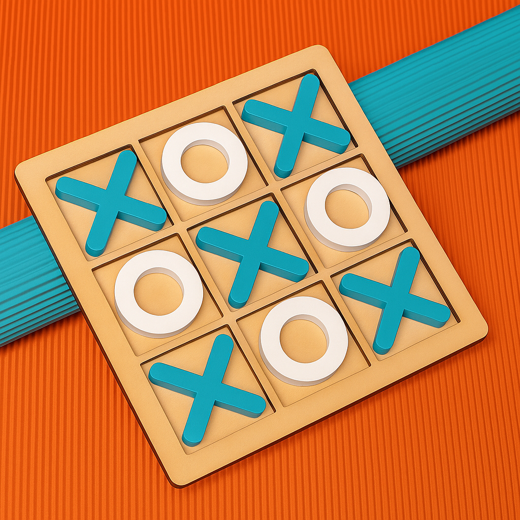 Drewniane Kółko i Krzyżyk