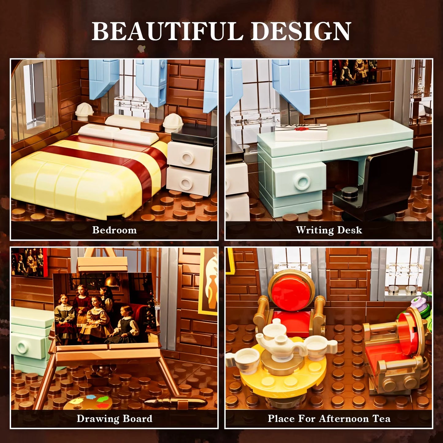 LogiBricks - Świąteczny dom - 1400+ elementów