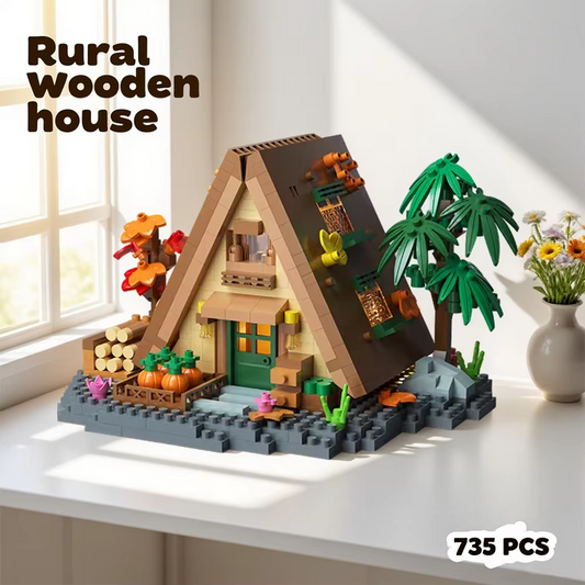 LogiBricks - Wooden house - 715+ elementów